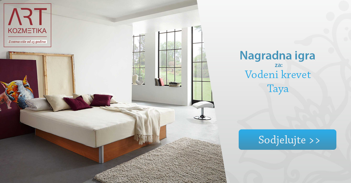 Nagradna igra vodeni krevet Taya Nagradna igra vodeni krevet Taya